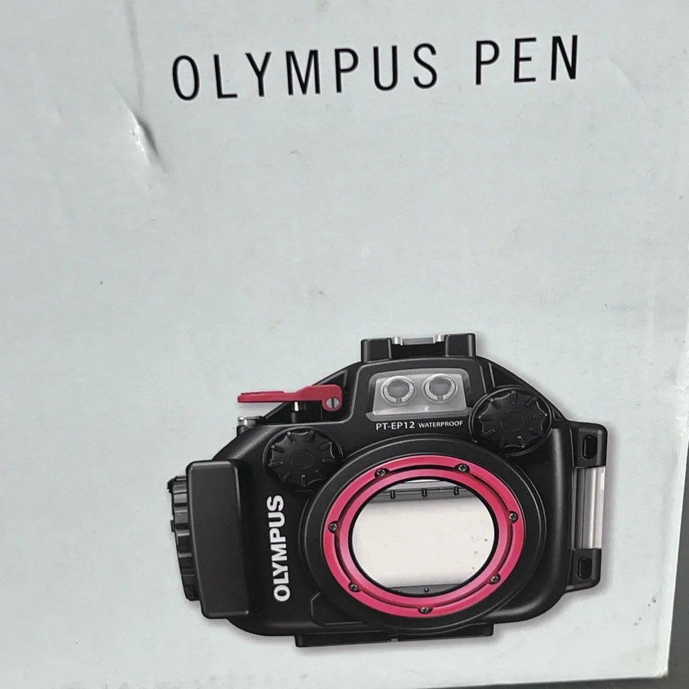 Olympus PT-EP12 Underwater Housing - Black and Red